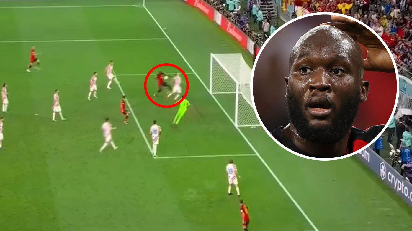 Romelu Lukaku in tears after string of misses lead to Belgium's World Cup exit