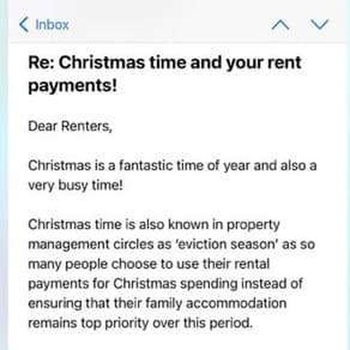 Christmas real estate email