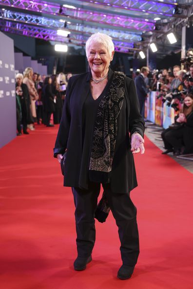 Dame Judi Dench at the premiere of the film 'Allelujah' during the 2022 London Film Festival in London, Sunday, Oct. 9, 2022.