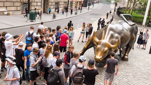 New York's famed Wall Street. (Climate Central)