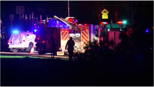 A motorcyclist has died after they were hit by a car in Melbourne's northwest overnight.