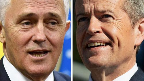 Prime Minister Malcolm Turnbull and Opposition Leader Bill Shorten. (AAP)