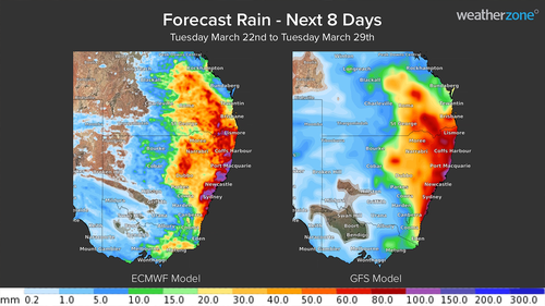 The rain, driven by a cold front, is expected to persist into next week.