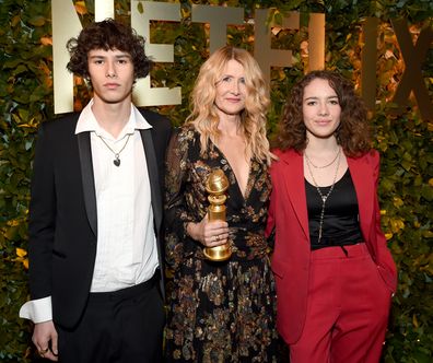 Ellery Harper, Laura Dern and Jaya Harper.