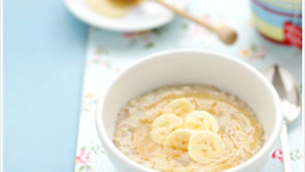 Apple and banana porridge