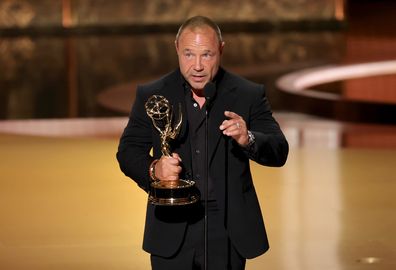 Los Angeles, California - September 14: Stephen Graham accepts outstanding lead roles in a limited or anthology series or movie award "puberty" At the 77th Primetime Emmy Awards Ceremony in Los Angeles, California, September 14, 2025. (Photo of Kevin Winter/Getty Pictures)