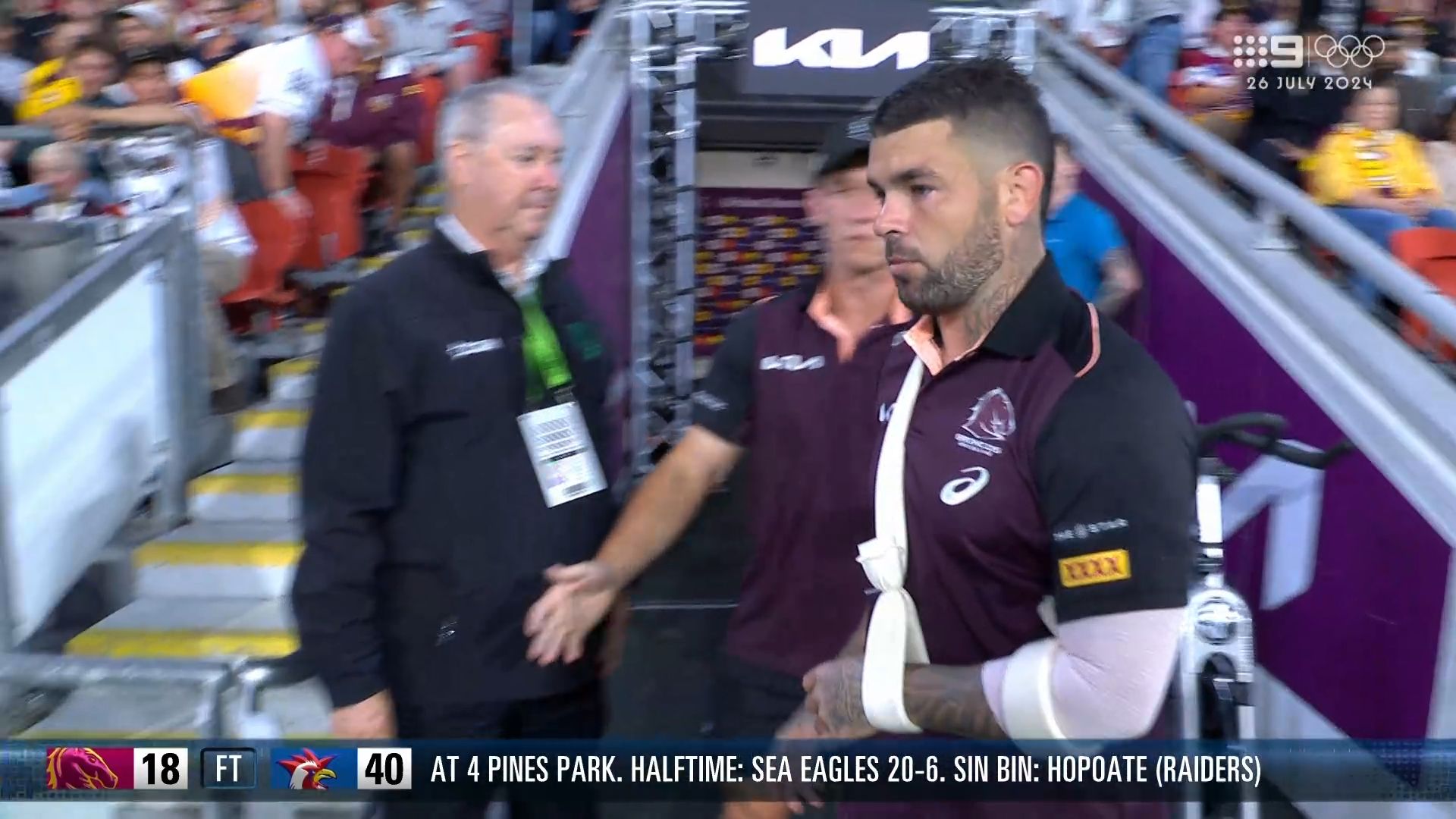 'Extremely difficult': Broncos legends divided over title hopes after Adam Reynolds injury