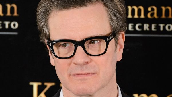 Actor Colin Firth at the opening of the original Kingsman film. Image: Getty 