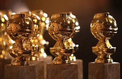 The Golden Globe Statuettes.