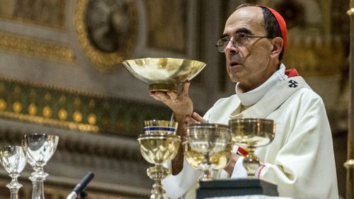 Barbarin offered his resignation to the Pope after a court found him guilty of failing to report to authorities allegations of sexual abuse of minors by a priest.