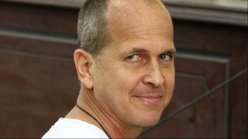 Australian journalist Peter Greste pictured during his trial in Cairo last year. (AP)