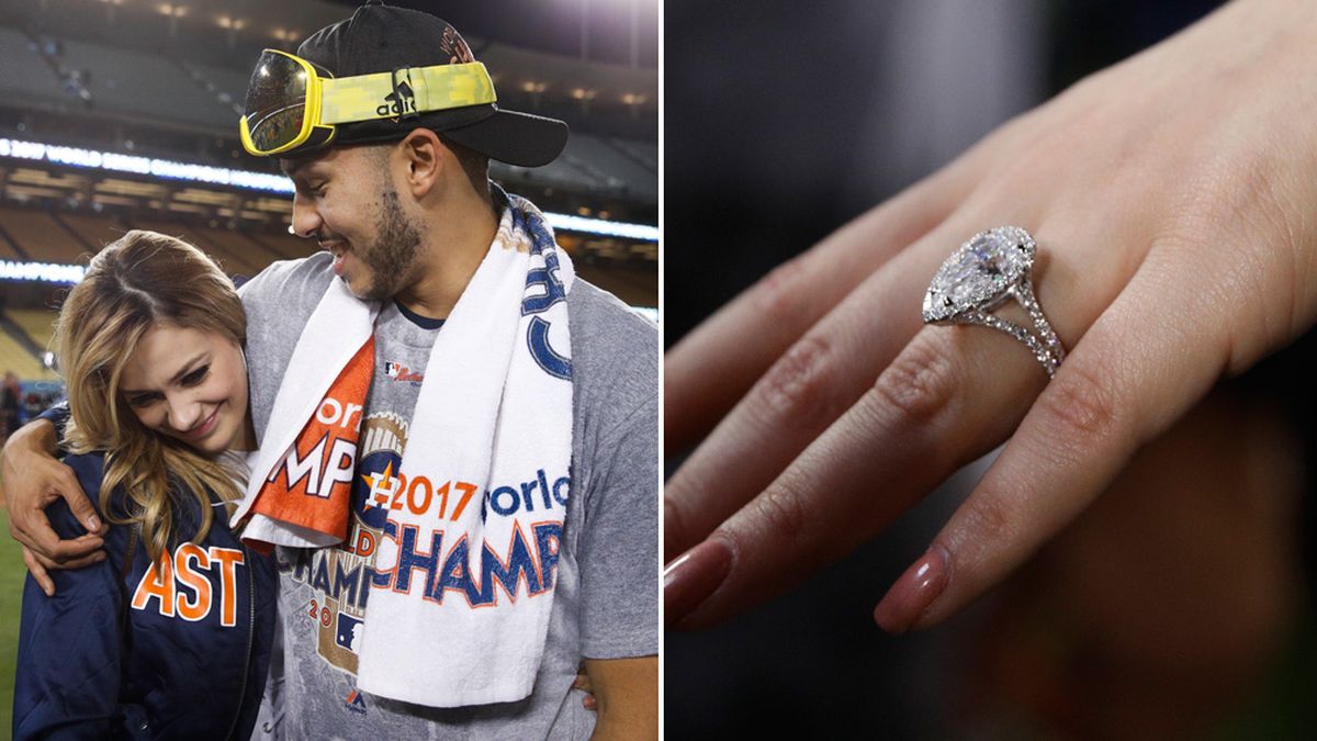 Carlos Correa and his Fiancée Daniella Rodriguez Get a Big Ring