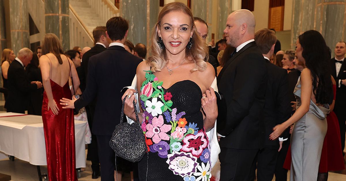 Gorgeous gown carries powerful message at the 2024 Midwinter Ball in Canberra