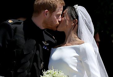 When were Prince Harry and Meghan Markle married?