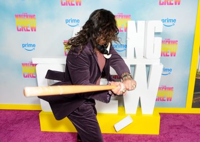 Jason Momoa at "The Wrecking Crew" New York Special Screening held at the Regal Times Square on January 15, 2026 in New York, New York. (Photo by John Nacion/Variety via Getty Images)