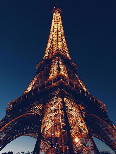 Stock image of the Eiffel Tower in Paris.