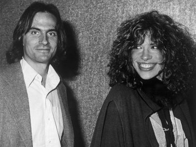 James Taylor and Carly Simon in 1978