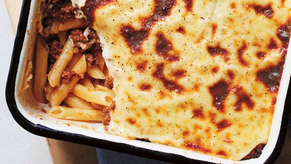 Pastisio Greek pasta bake