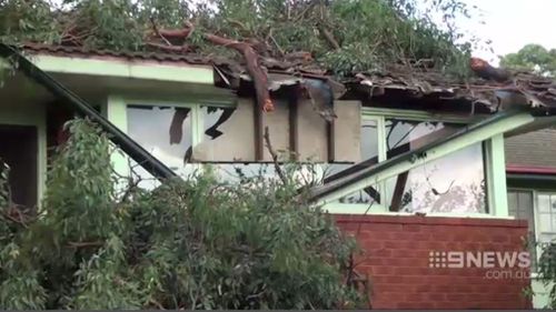 The storms were felt in Mt Druitt. (9NEWS)