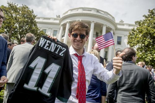 The Eagles declined to make the traditional trip to the White House. Picture: AAP