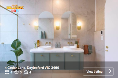 The Block 2025 House 2 Han and Can Domain Listing