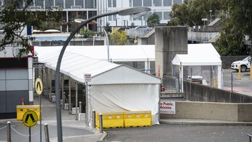 Westmead Hospital receiving bay for the Emergency Department.