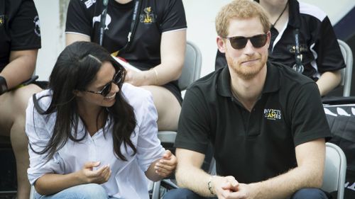 Prince Harry and Meghan Markle make their first public appearance in Toronto earlier this month. 