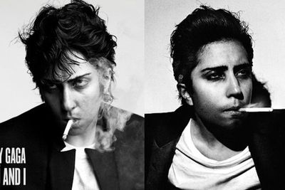 What do you do when you've literally worn every crazy frock on the planet? You switch to <br/>menswear, of course. Gaga posed as her alter-ego Jo Calderone for the single artwork for 'You and I'.