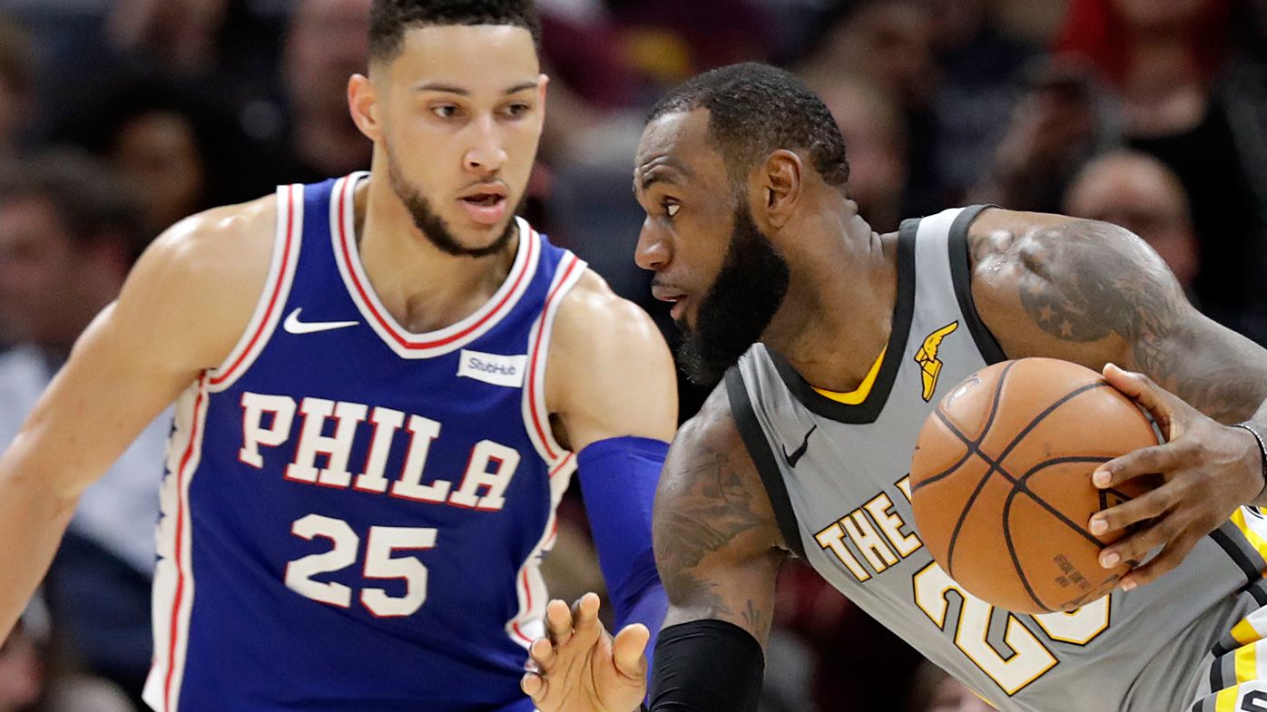 NBA: Philadelphia 76ers beat Cleveland Cavaliers as Ben Simmons faced off with mentor LeBron James
