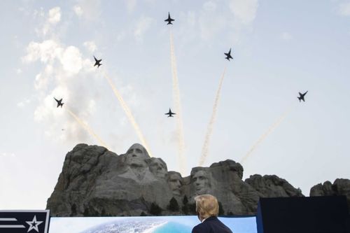 Donald Trump said it was his lifelong dream to be on Mount Rushmore.