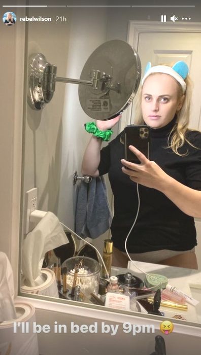 Rebel Wilson shares underwear photo.