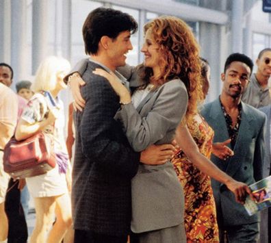 Julia Roberts and Dermot Mulroney stra in My Best Friend's Wedding.