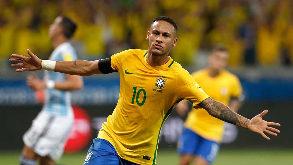 Neymar was left out of the Brazilian squad to travel to Australia. (AAP)