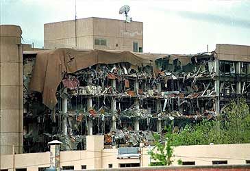 Who was executed for his role in 1995's Oklahoma City bombing?