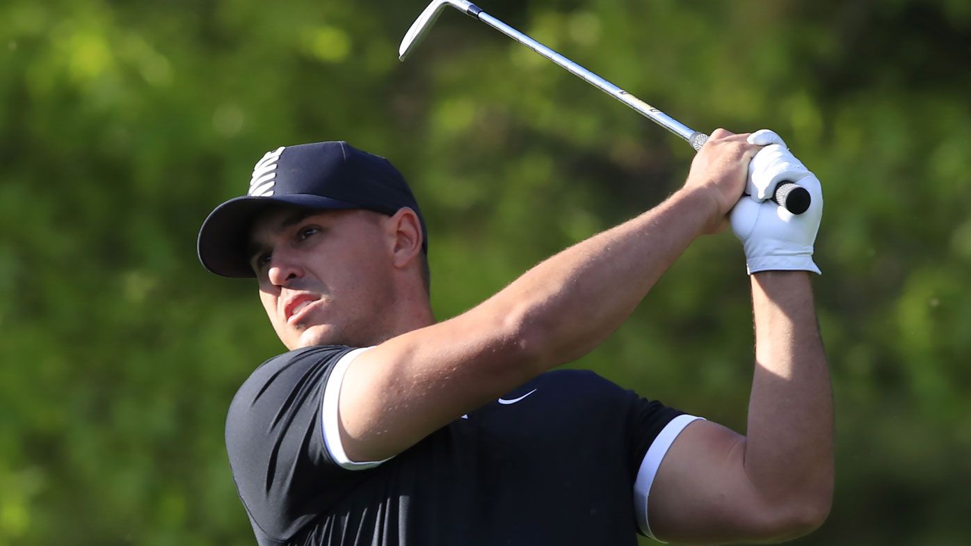 Adam Scott falls further behind PGA Championship leader Brooks Koepka at Bethpage