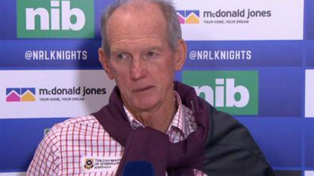 Former Newcastle coach Wayne Bennett urges Knights to have patience with Nathan Brown