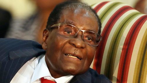 Robert Mugabe is in the custody of Zimbabwe's army. 