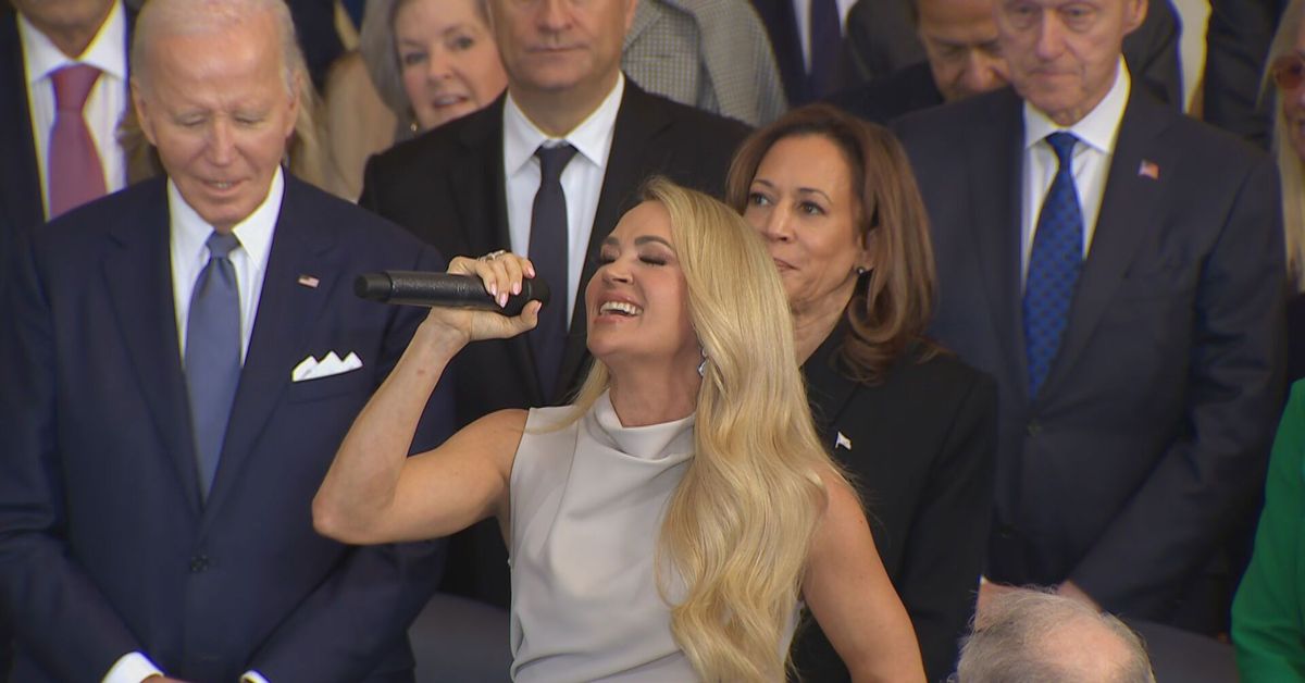 Donald Trump inauguration: Carrie Underwood&rsquo;s performance rocked by