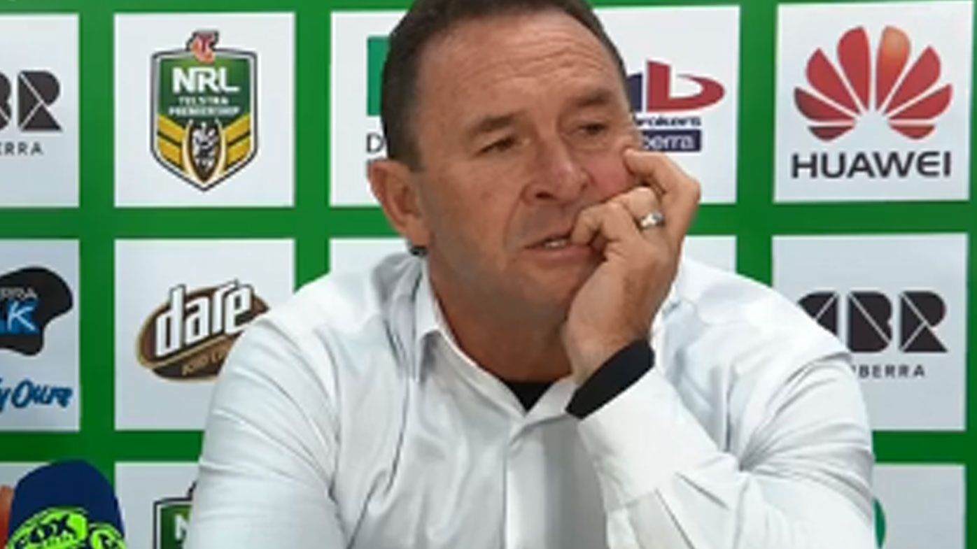 Canberra Raiders coach Ricky Stuart defends team after loss to Penrith Panthers