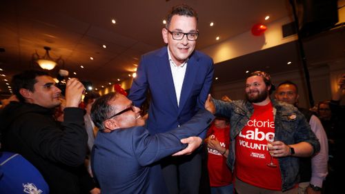 Daniel Andrews and Labor have won by a landslide.