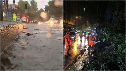 Strong winds and heavy rains will continue in NSW, with the SES already being bombarded with calls for help.