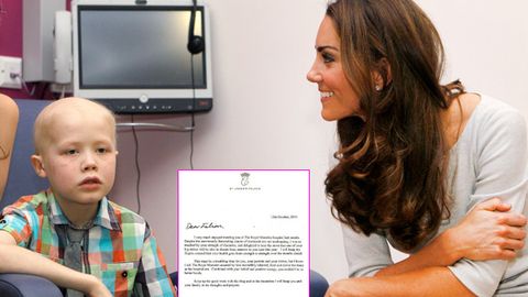 Kate Middleton writes letter to 9-year-old cancer patient