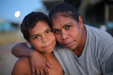 Dujuan and his mother Megan.