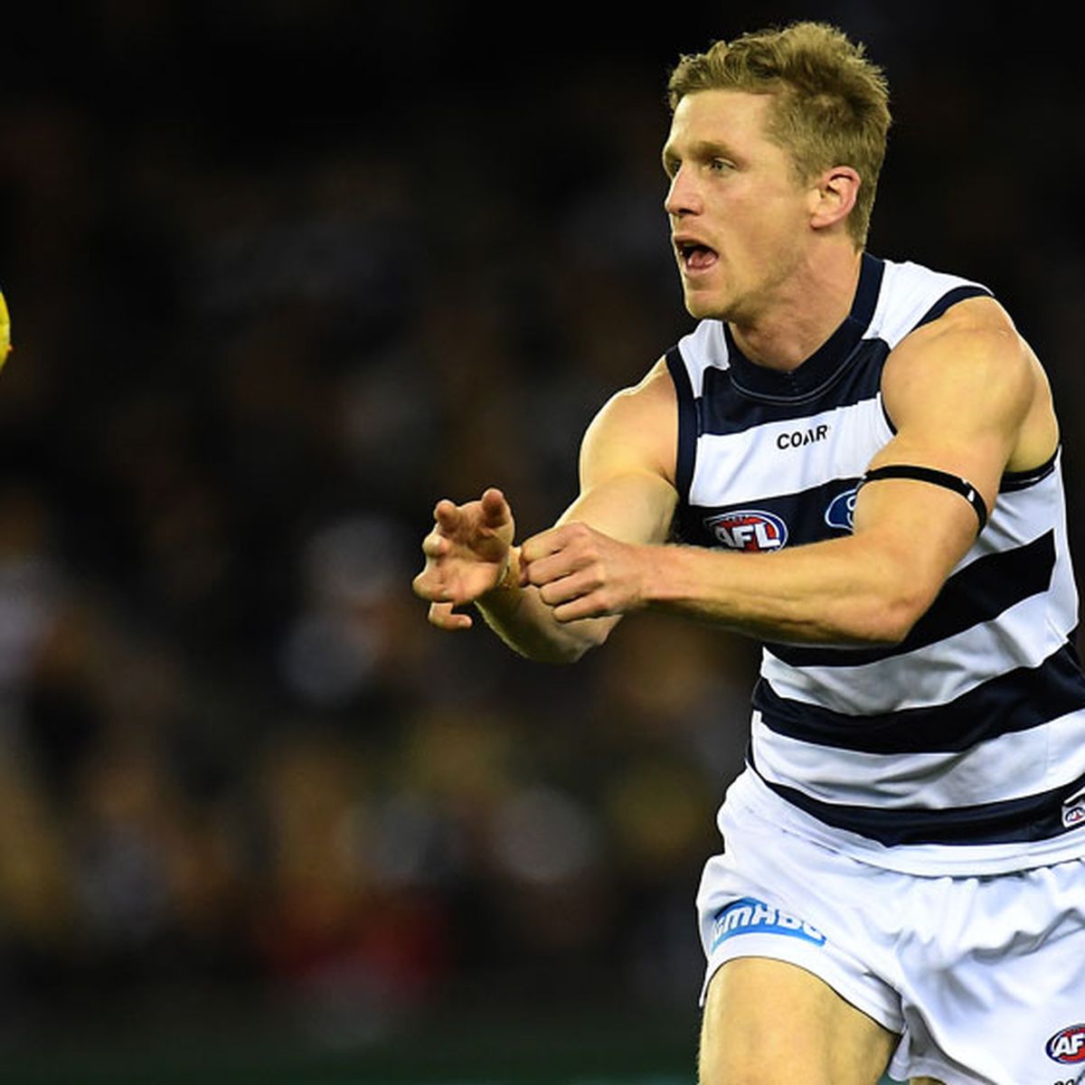 Hawkins Fires Geelong Past Sorry Afl Blues Nine Wide World Of Sports Afl