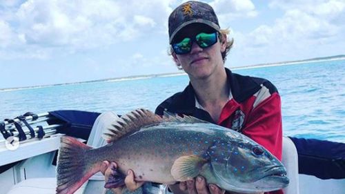 Sean Whitcombe was attacked by sharks while fishing near Nhulunbuy.