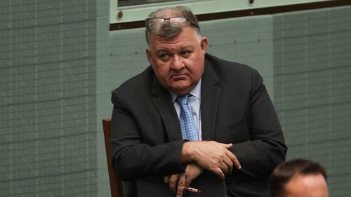 Liberal MP Craig Kelly during Question Time at Parliament House.