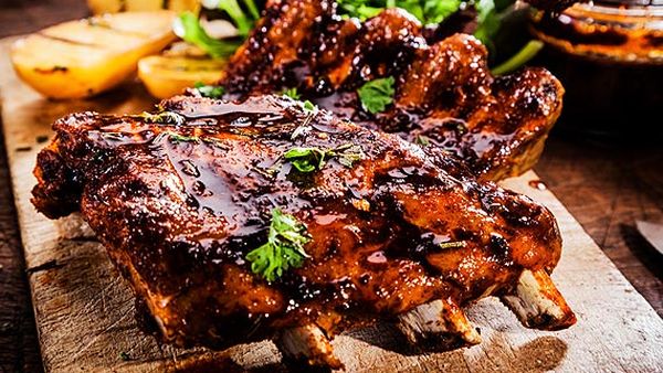 Ben Farley's sticky Asian lamb riblets