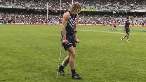 Fremantle confirm Nat Fyfe will miss the rest of the AFL season as he recovers from a leg fracture