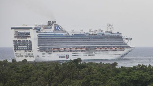 The Caribbean Princess, carrying more than 4000 people was denied entry to Trinidad and Tobago because of the "significant outbreak" of gastro.