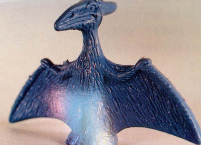 1981 - Rubber dinosaur figures